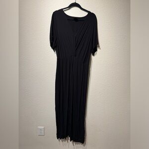 City Chic Knot-Front Maxi Dress